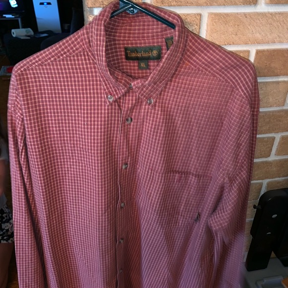 Timberland Plaid Dress Shirt XL - Picture 1 of 3